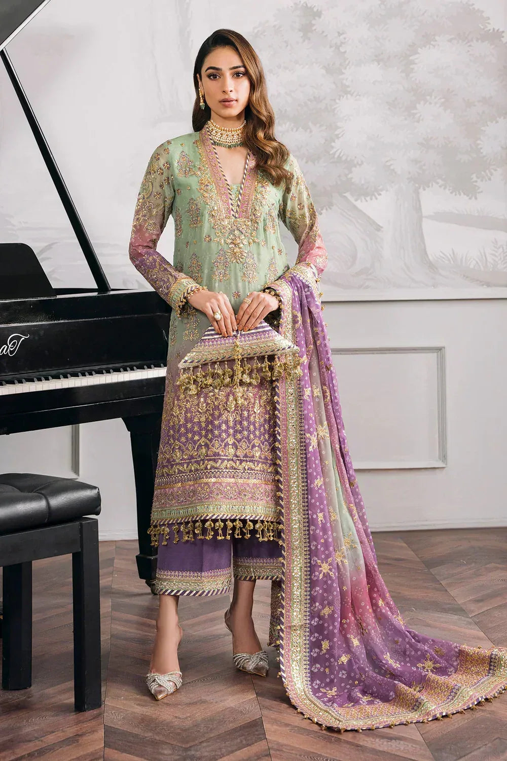 Baroque | Chantelle Embroidered Collection | CH12-08 - Rang-e-Khaas