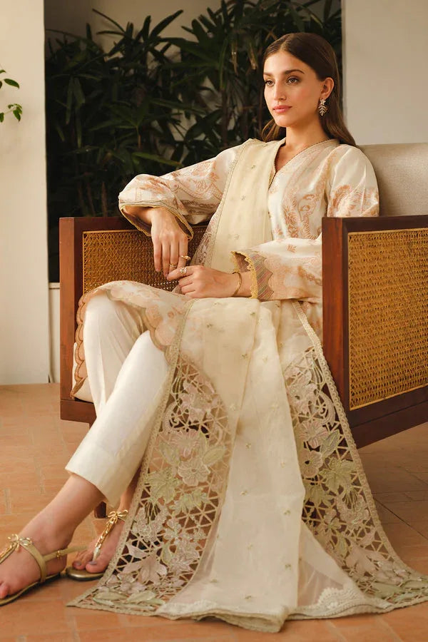Baroque | Luxury Pret 24 | LAWN UF-662 - Rang-e-Khaas