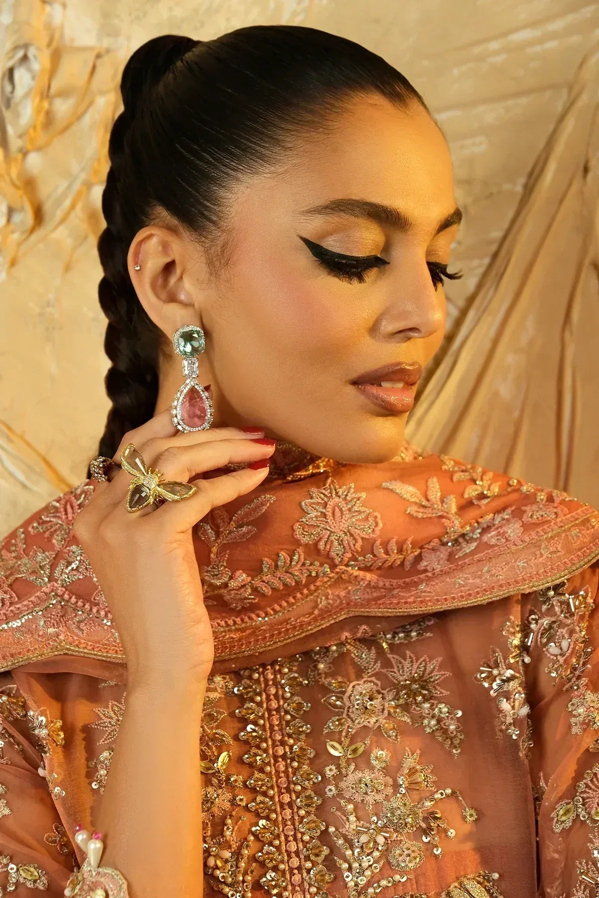 Mina Kashif | Kahani Luxury Formals 23 | Seroli - Rang-e-Khaas