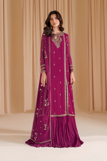Iznik CC-81 Embroidered Chiffon