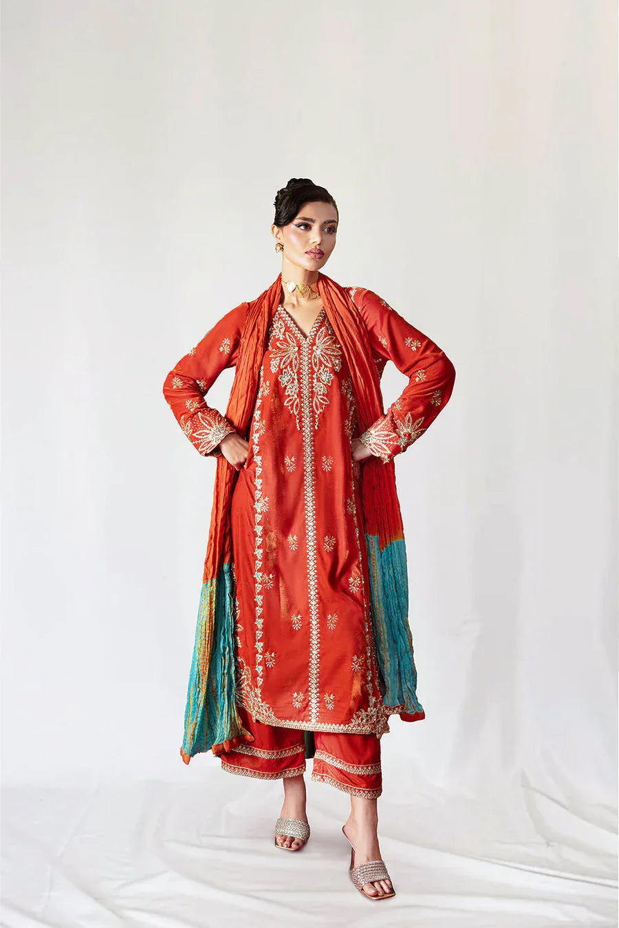 Saira Rizwan | Velvet Pret 25 | NEELAM-SRVP25-06 - Rang-e-Khaas