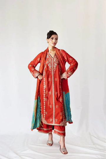 Saira Rizwan | Velvet Pret 25 | NEELAM-SRVP25-06 - Rang-e-Khaas
