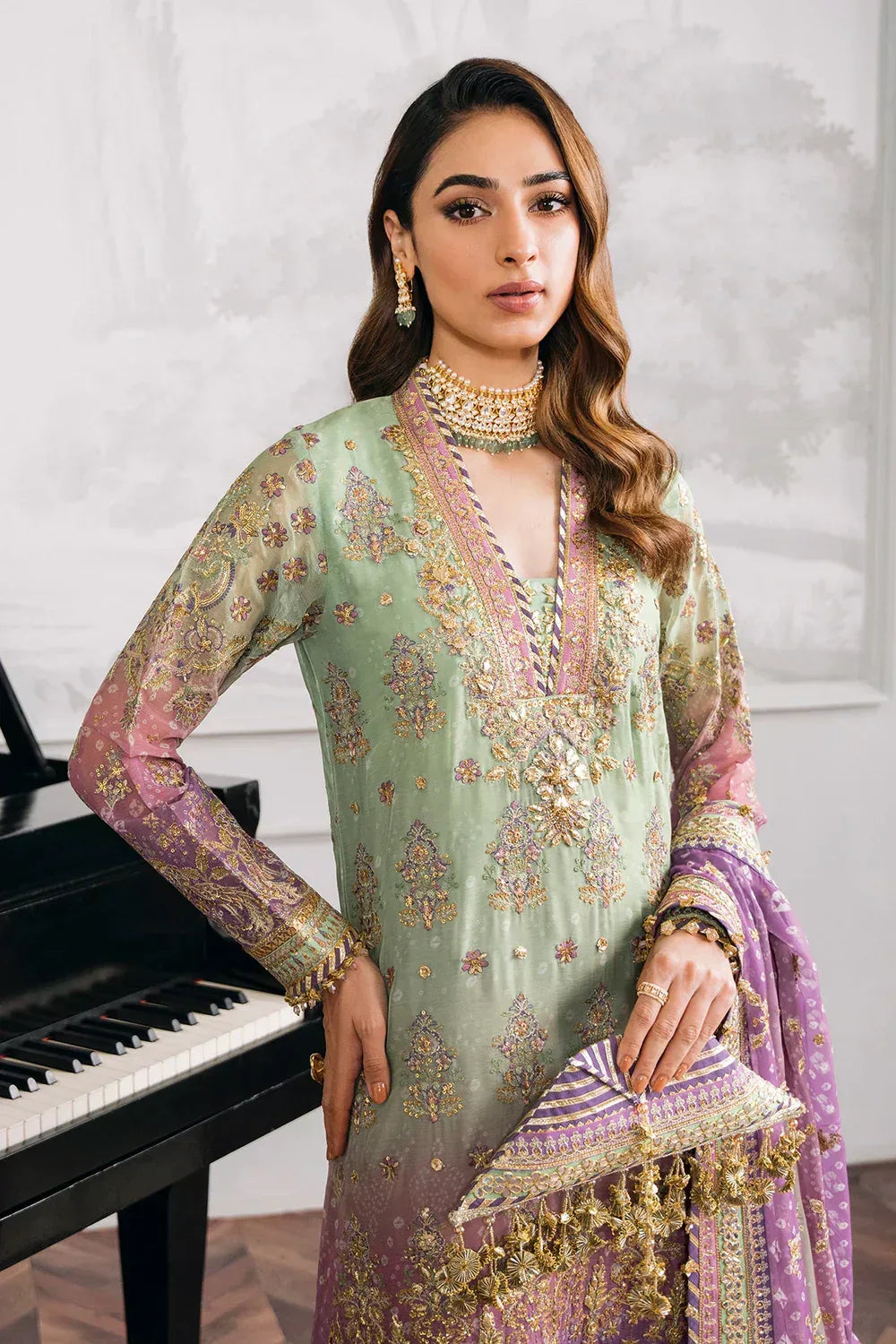 Baroque | Chantelle Embroidered Collection | CH12-08 - Rang-e-Khaas