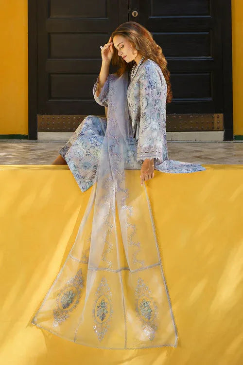 Baroque | Luxury Pret 24 | LAWN UF-580 - Rang-e-Khaas