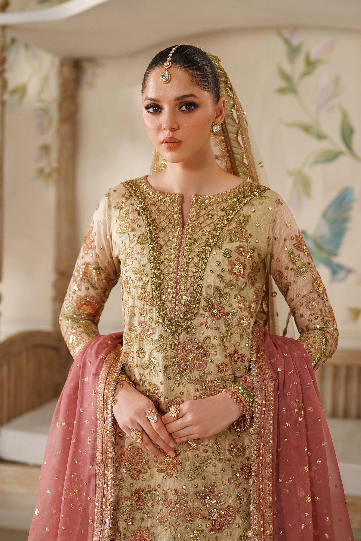 EMBROIDERED NET CH14-02 STITCHED