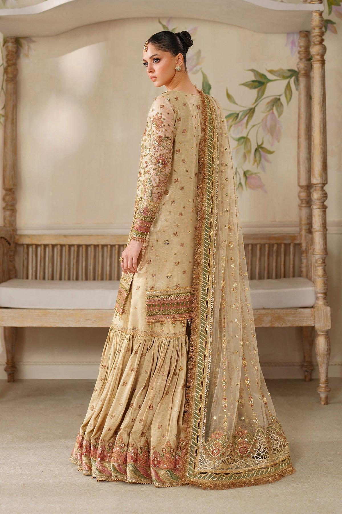 EMBROIDERED NET CH14-02 STITCHED