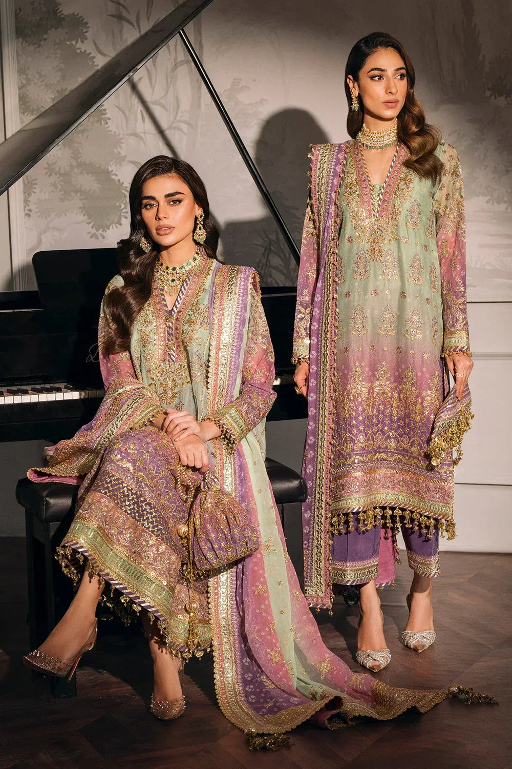 Baroque | Chantelle Embroidered Collection | CH12-08 - Rang-e-Khaas