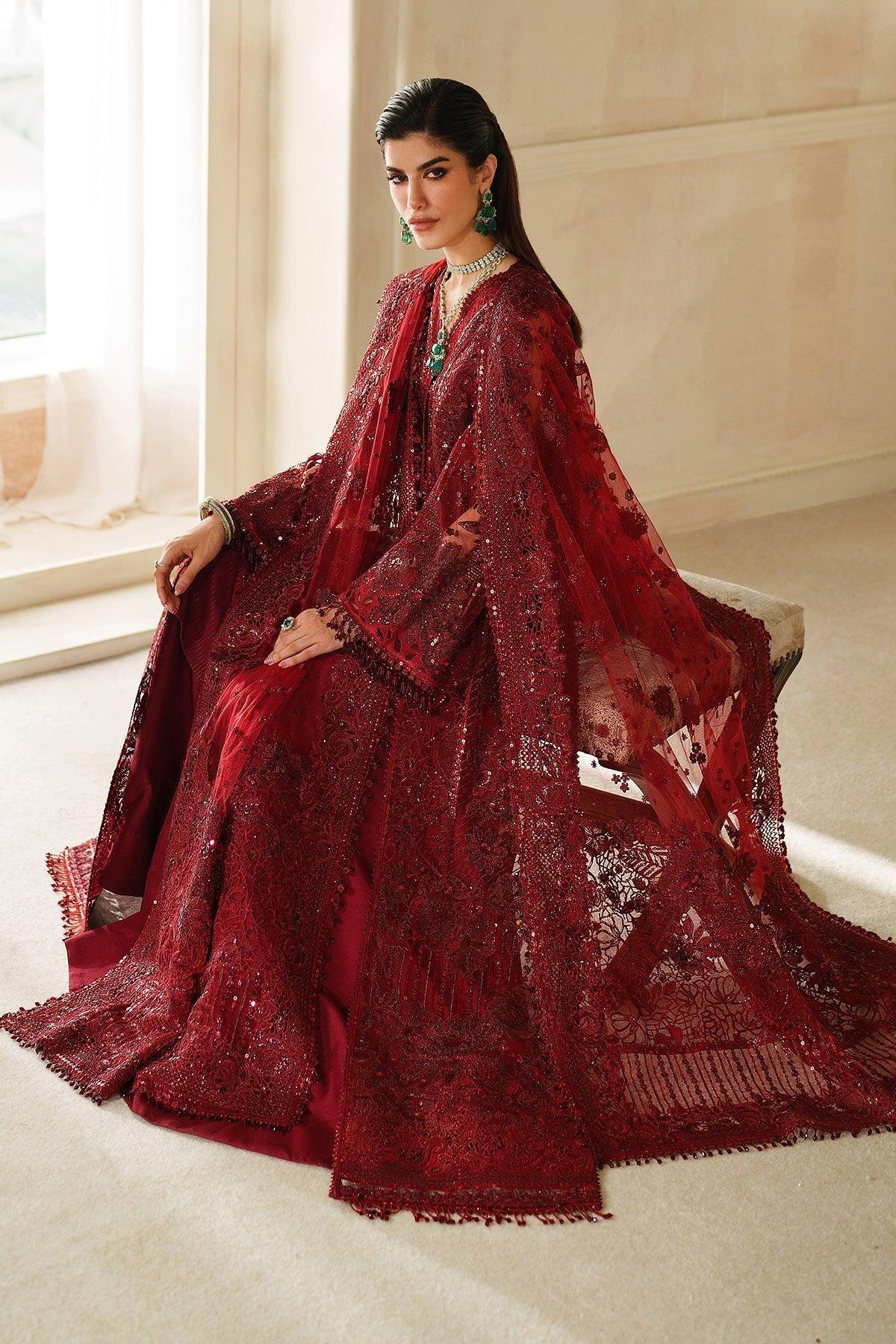 EMBROIDERED NET CH14-01 STITCHED