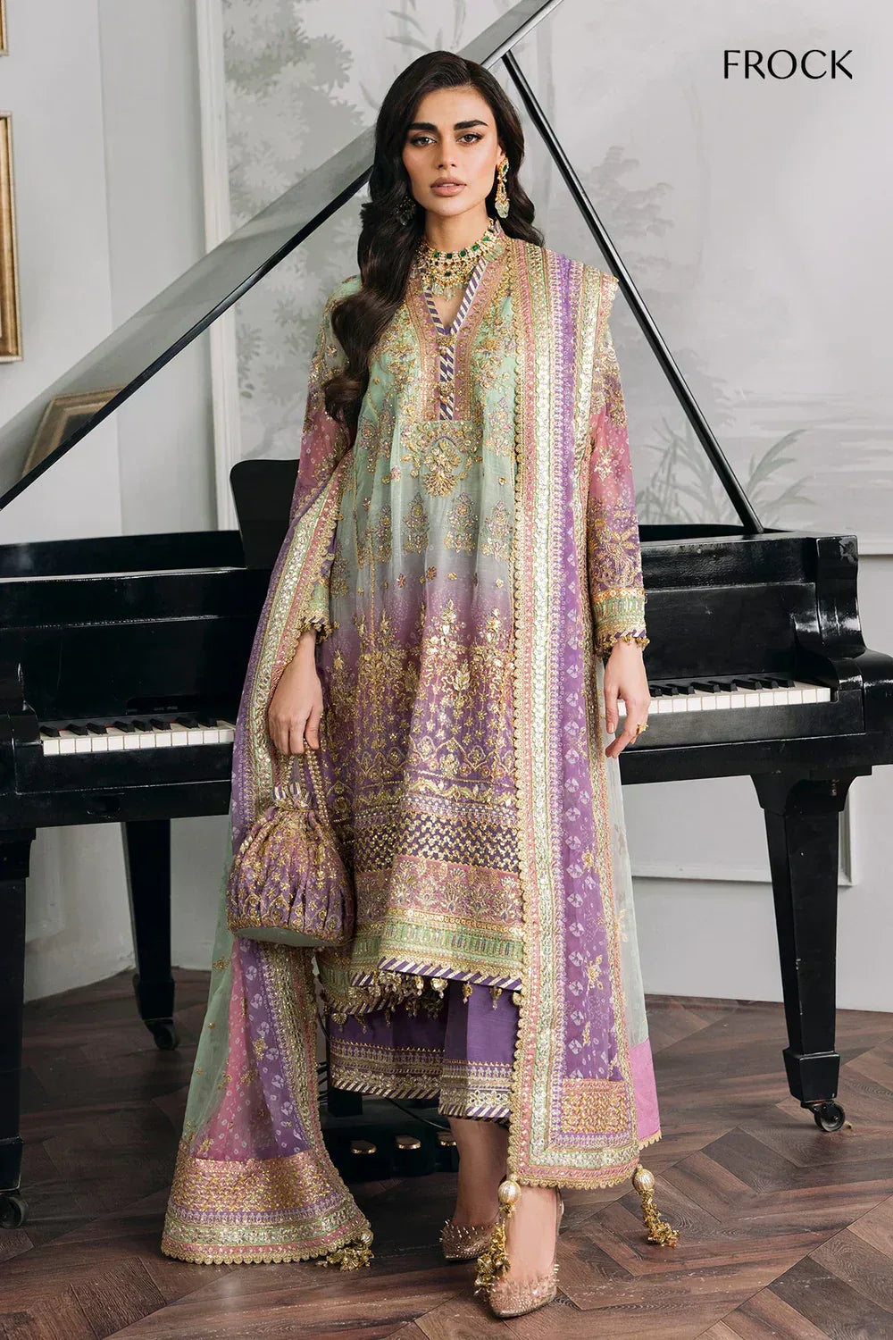 Baroque | Chantelle Embroidered Collection | CH12-08 - Rang-e-Khaas