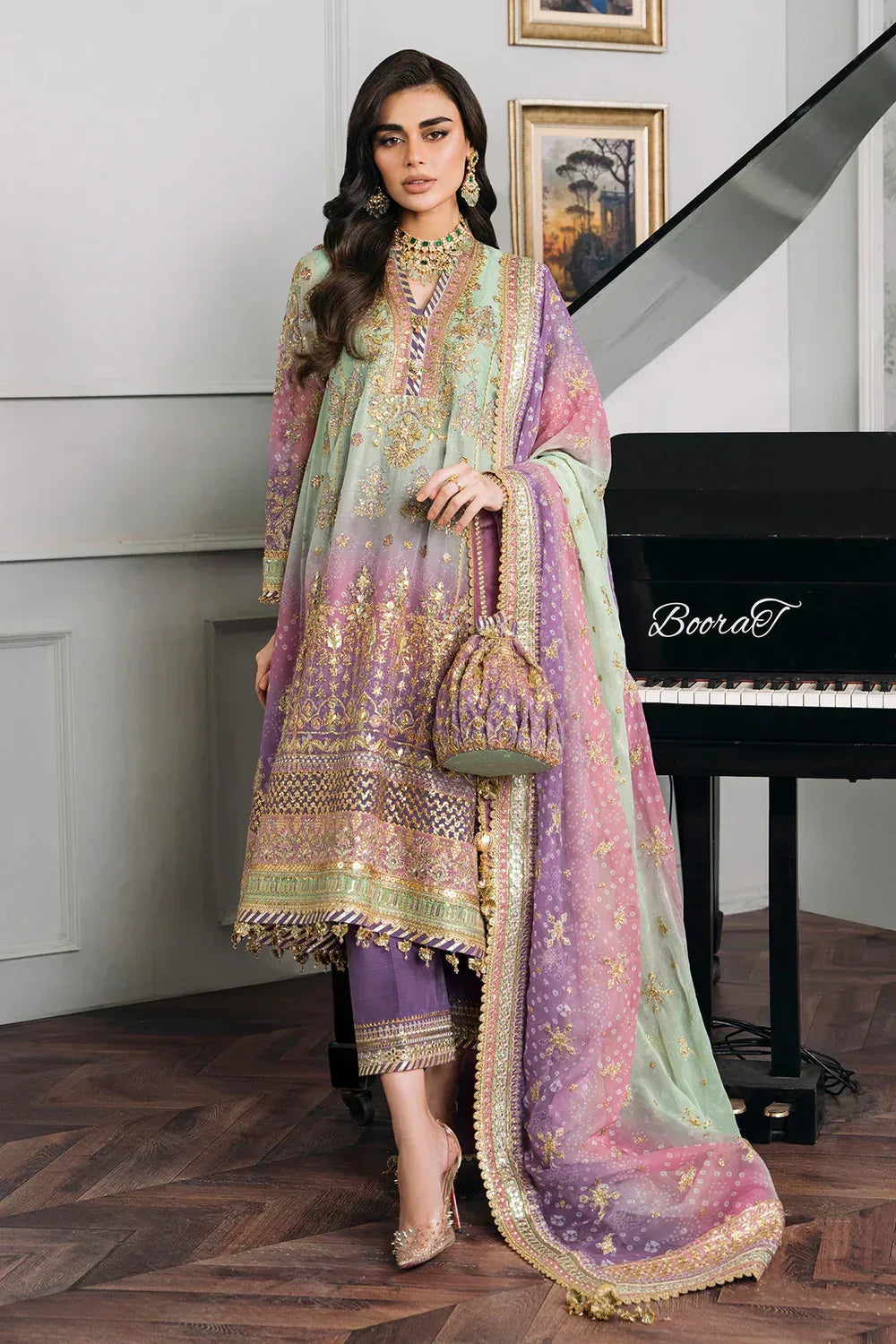 Baroque | Chantelle Embroidered Collection | CH12-08 - Rang-e-Khaas