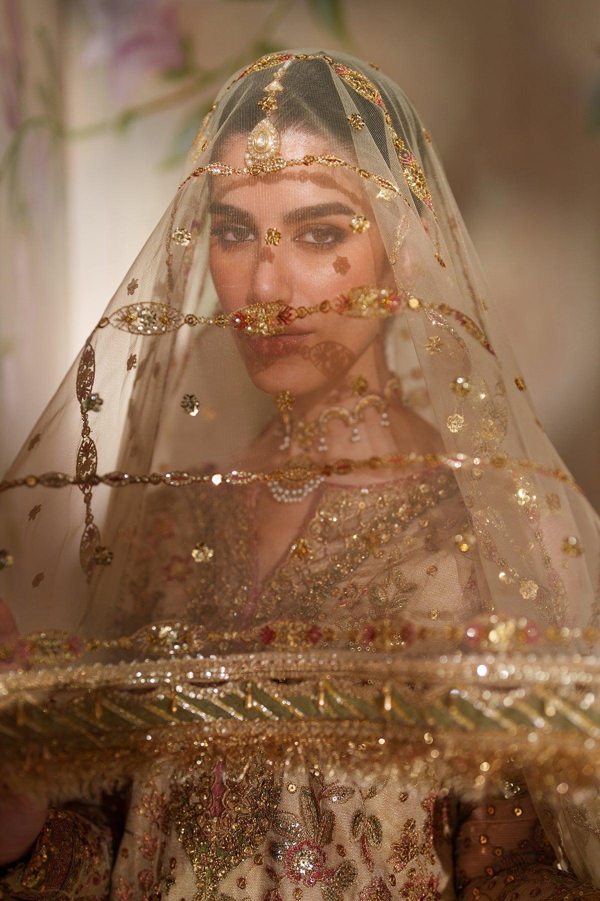 EMBROIDERED NET CH14-02 STITCHED