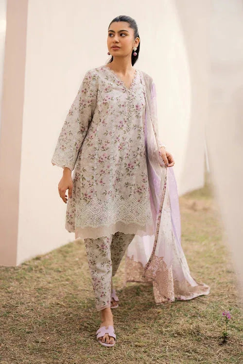 Baroque | Luxury Pret 24 | LAWN UF-610 - Rang-e-Khaas
