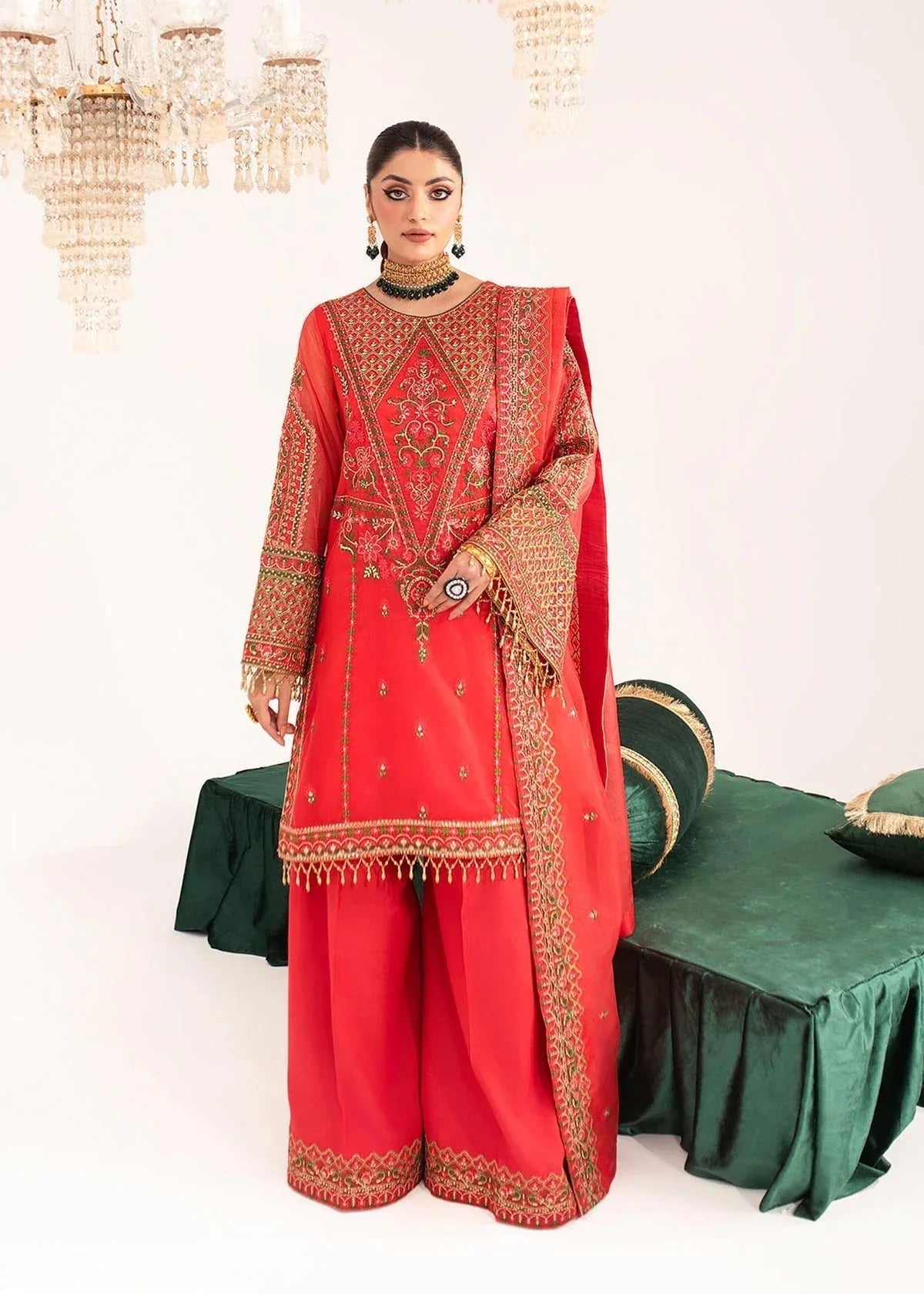 Dastoor | Sajni Luxury Eid Collection 24 | Khudeeja - Rang-e-Khaas