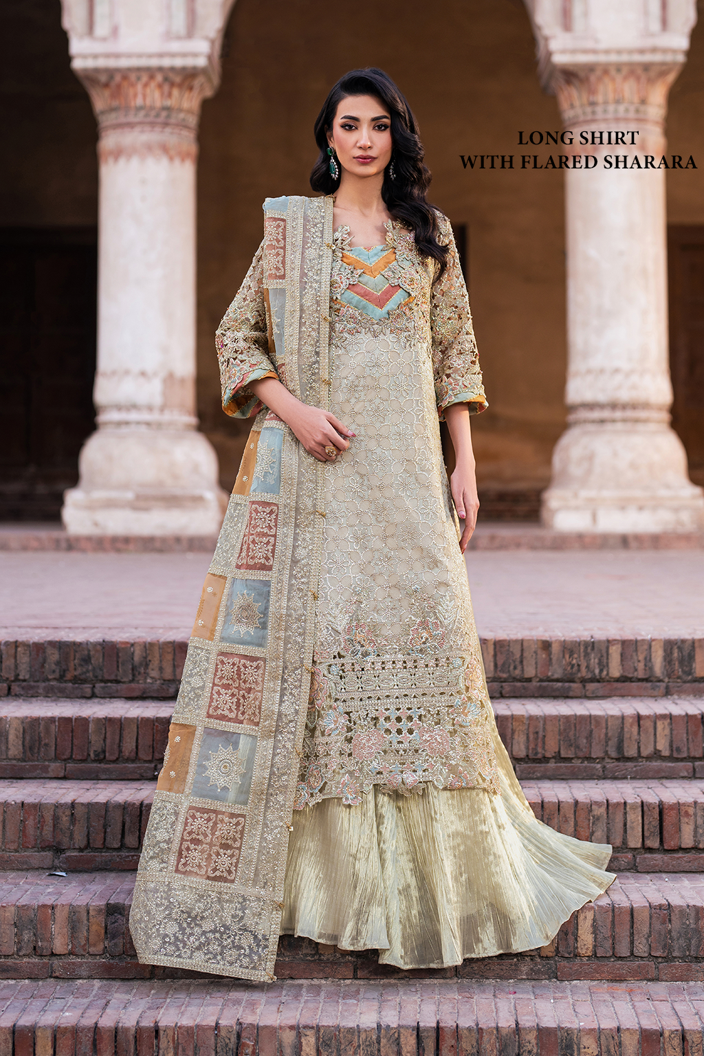 Iznik ILC-02 Embroidered Chiffon