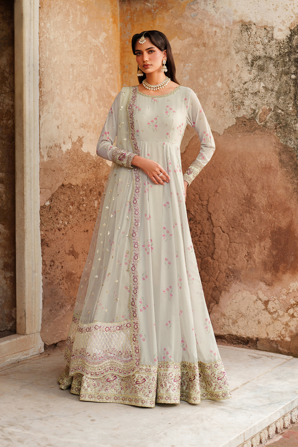 Iznik UE-551  Printed Chiffon
