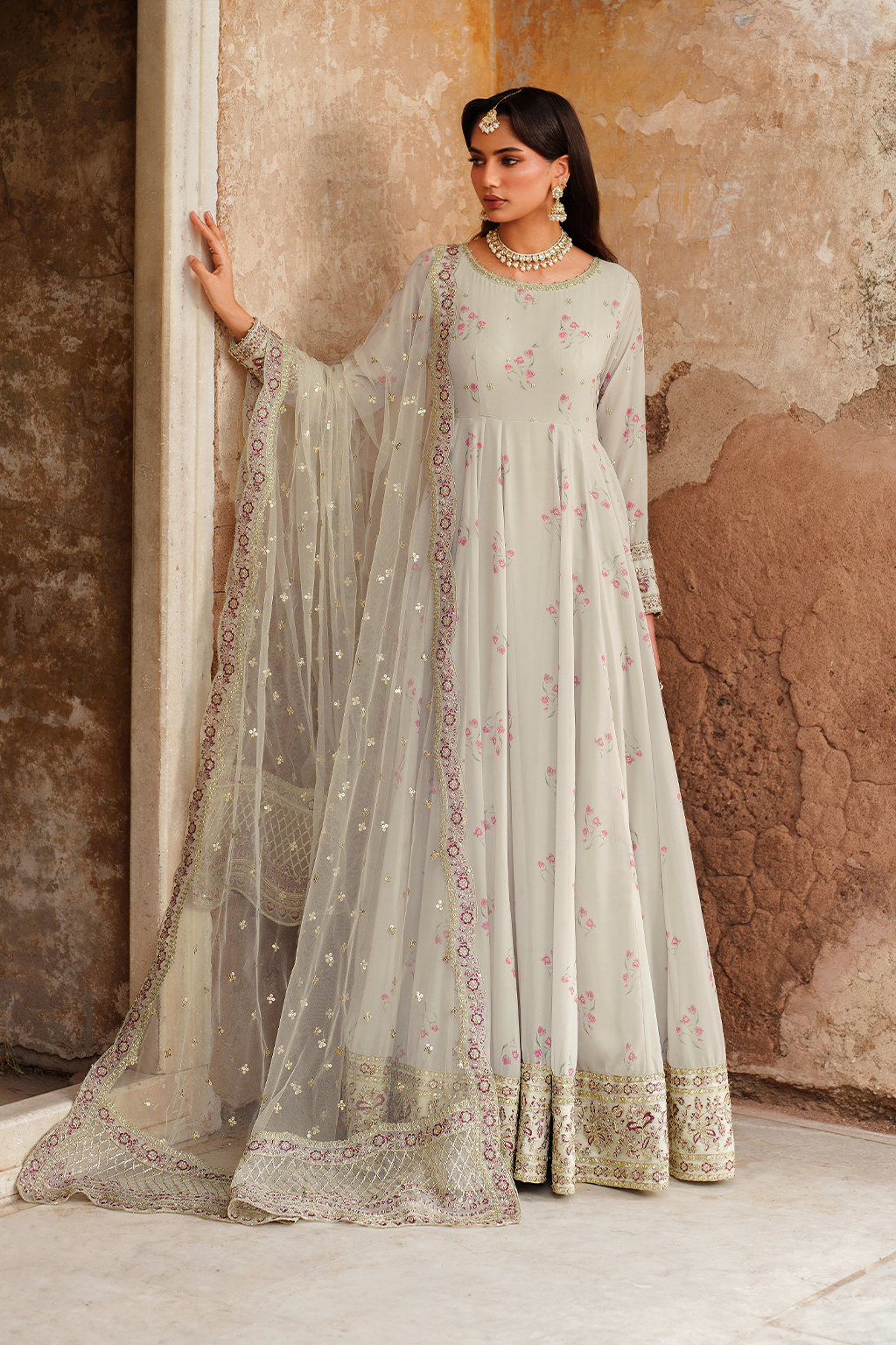 Iznik UE-551  Printed Chiffon