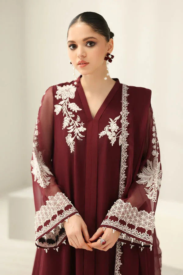 Baroque | Luxury Pret 25 | EMBROIDERED CHIFFON PR-1160 - Rang-e-Khaas