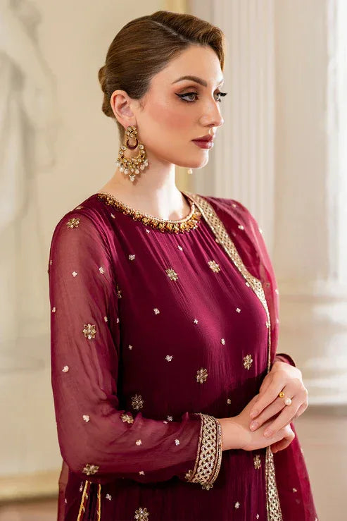 Declare | Chiffon Luxe | ROSA LFP-1112 - Rang-e-Khaas