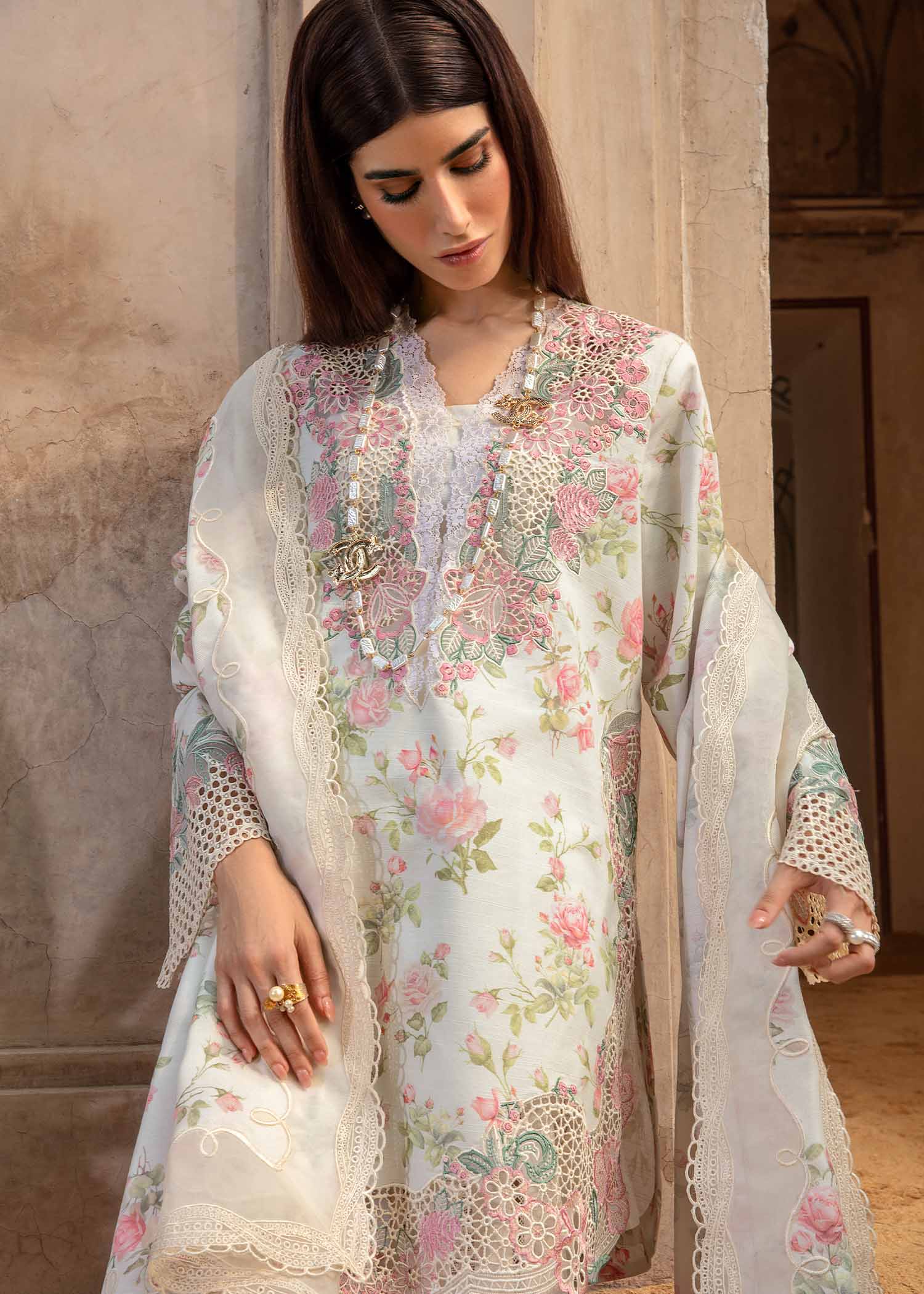 Crimson | Amal Winter 23 | A Flower Named Peace - CRWP - Rang-e-Khaas
