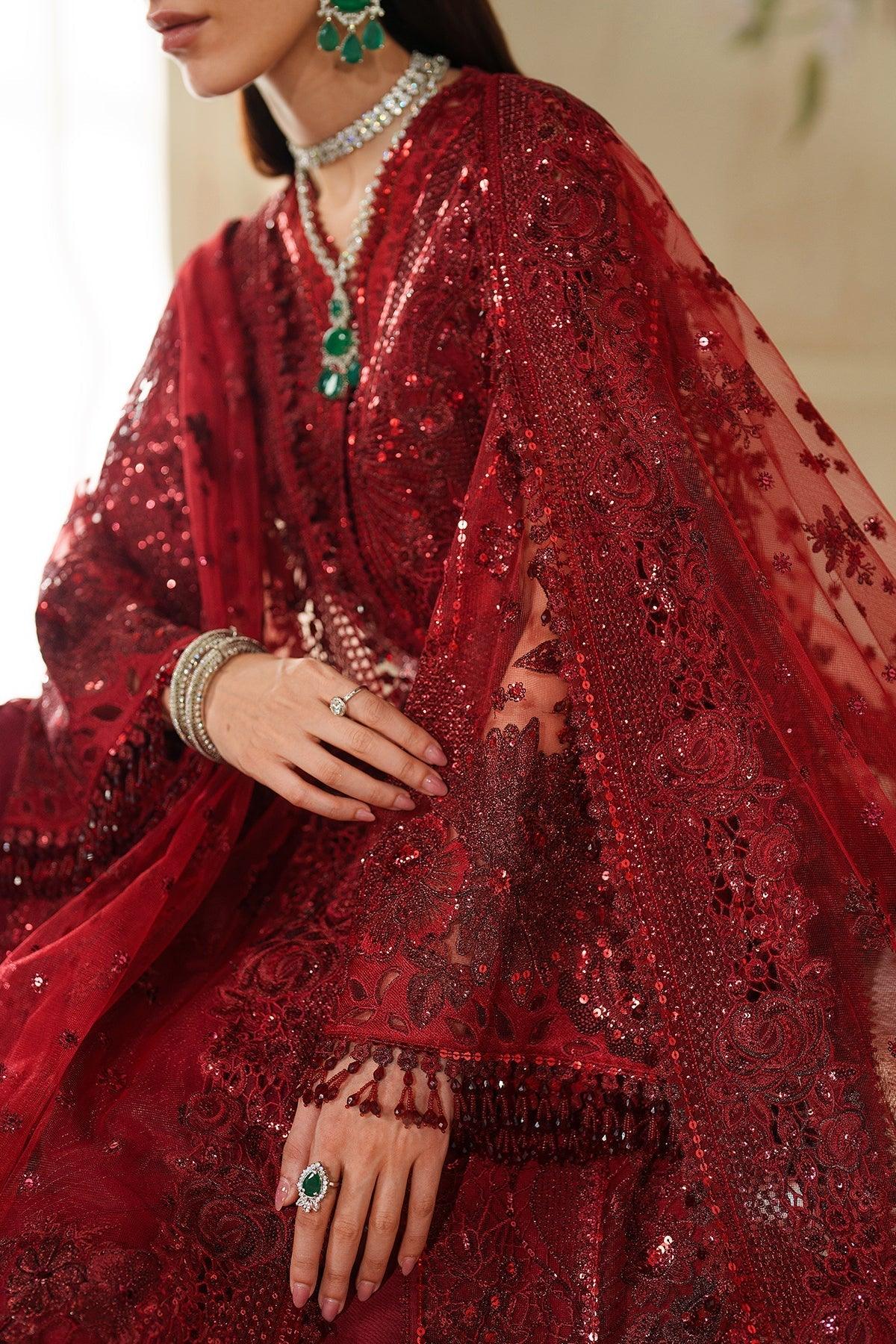 EMBROIDERED NET CH14-01 STITCHED