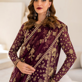 Iznik | Chinnon Chiffon | CC-42 Embroidered Chiffon