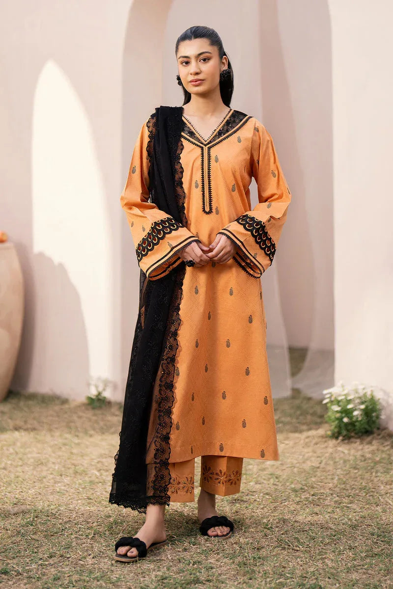 Baroque | Luxury Pret 24 | JACQUARD LAWN UF-613 - Rang-e-Khaas