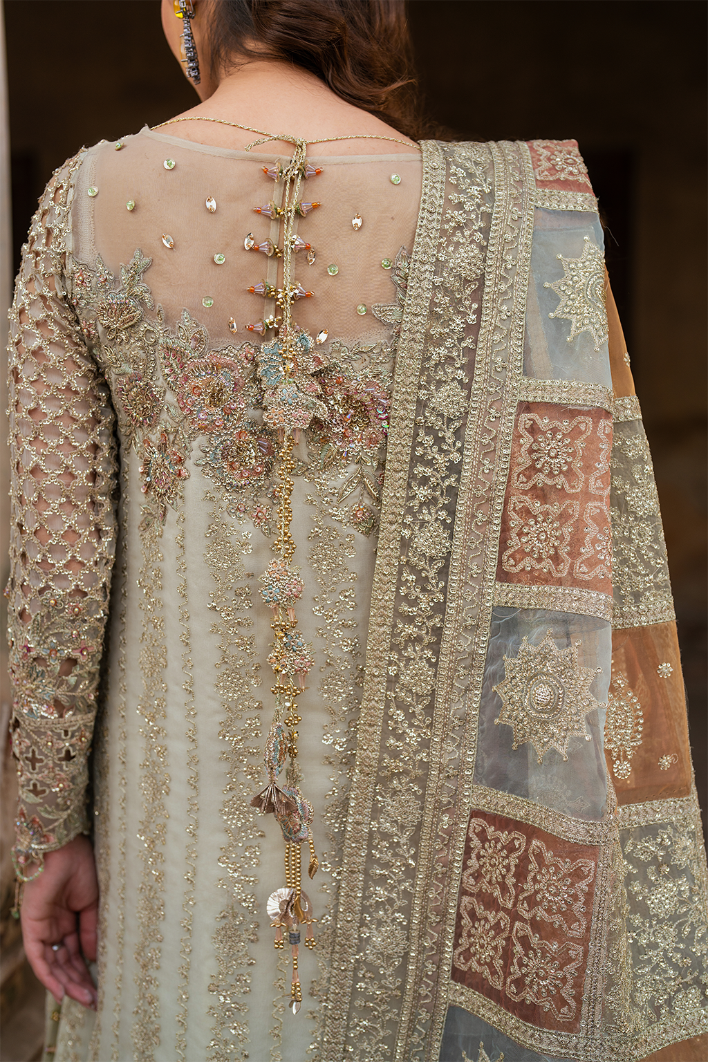 Iznik ILC-02 Embroidered Chiffon