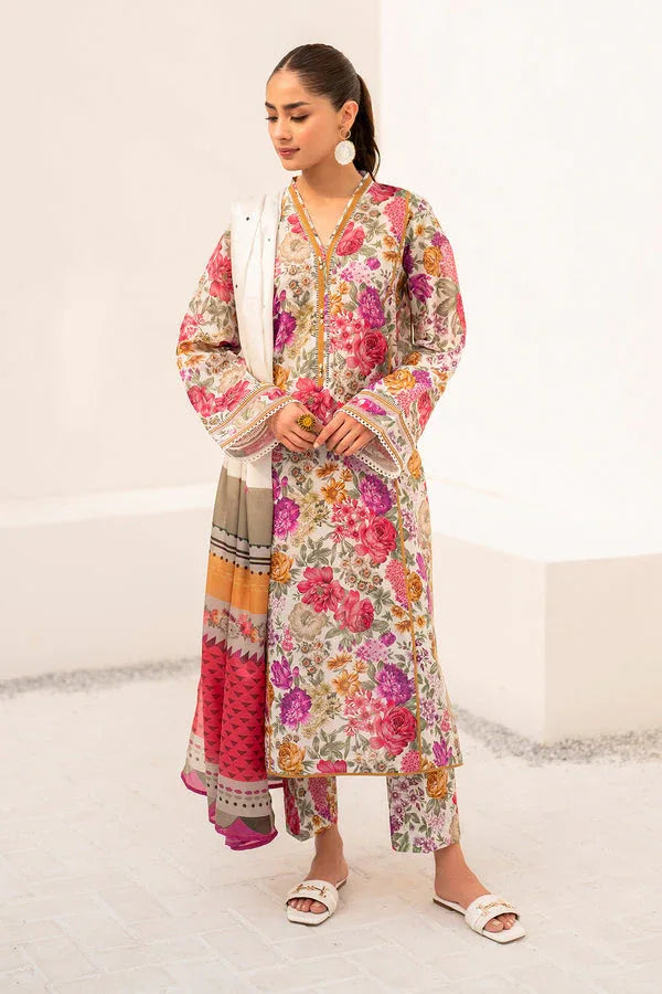 Baroque | Luxury Pret 24 | LAWN UF-667 - Rang-e-Khaas