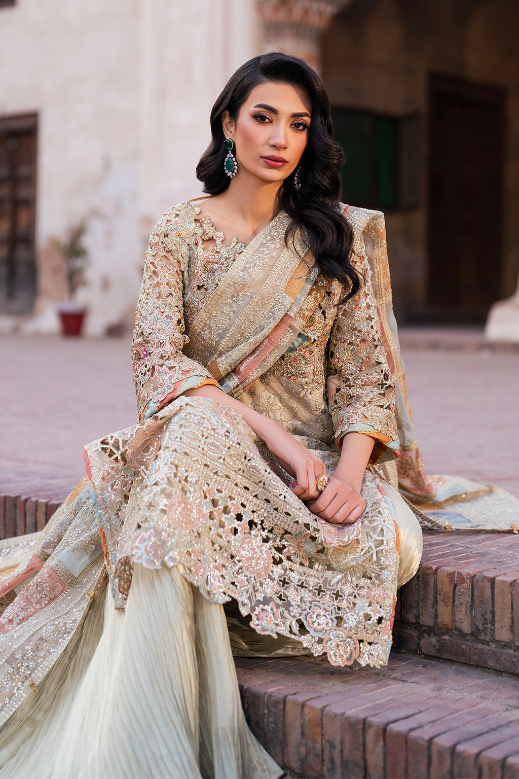 Iznik ILC-02 Embroidered Chiffon