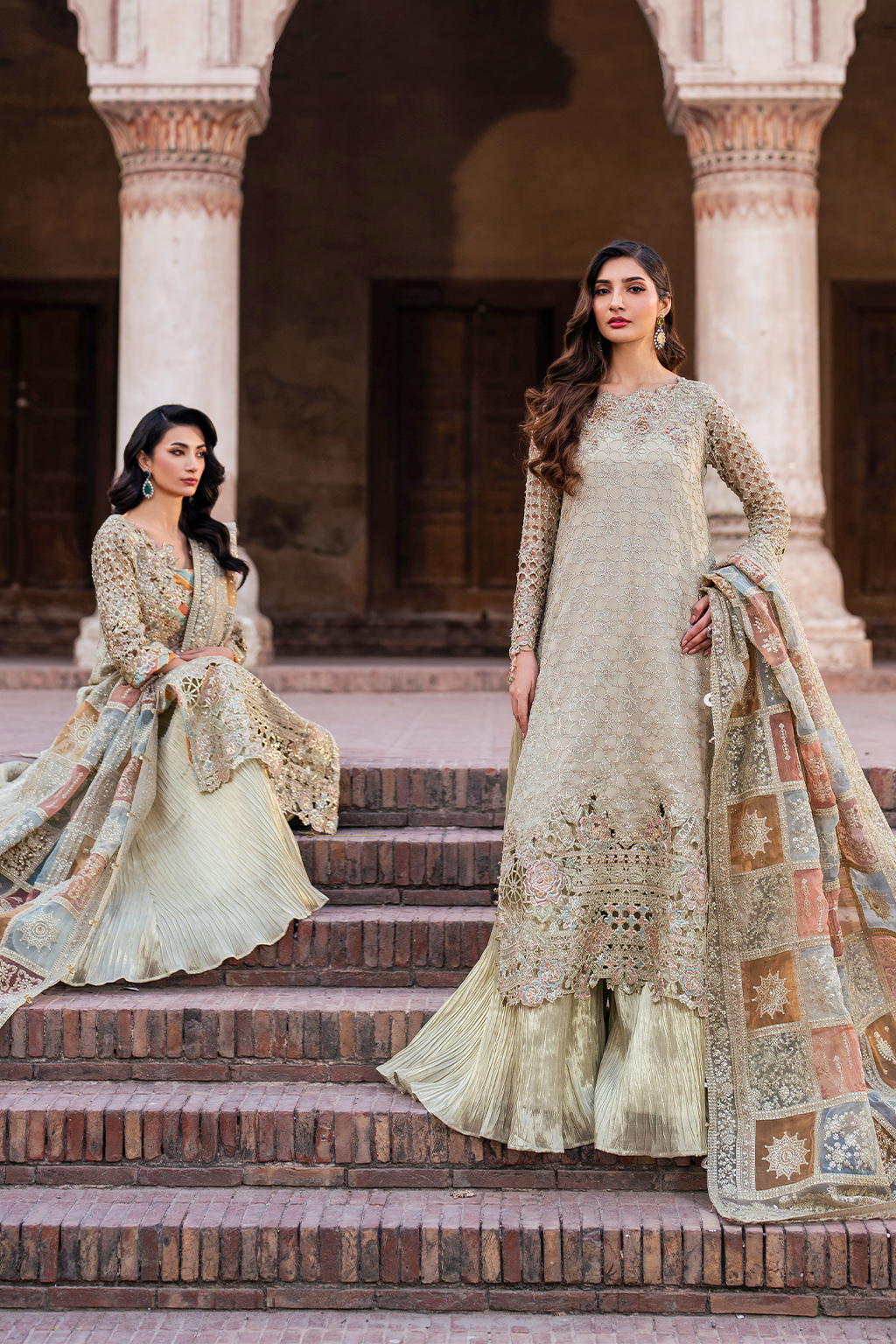Iznik ILC-02 Embroidered Chiffon