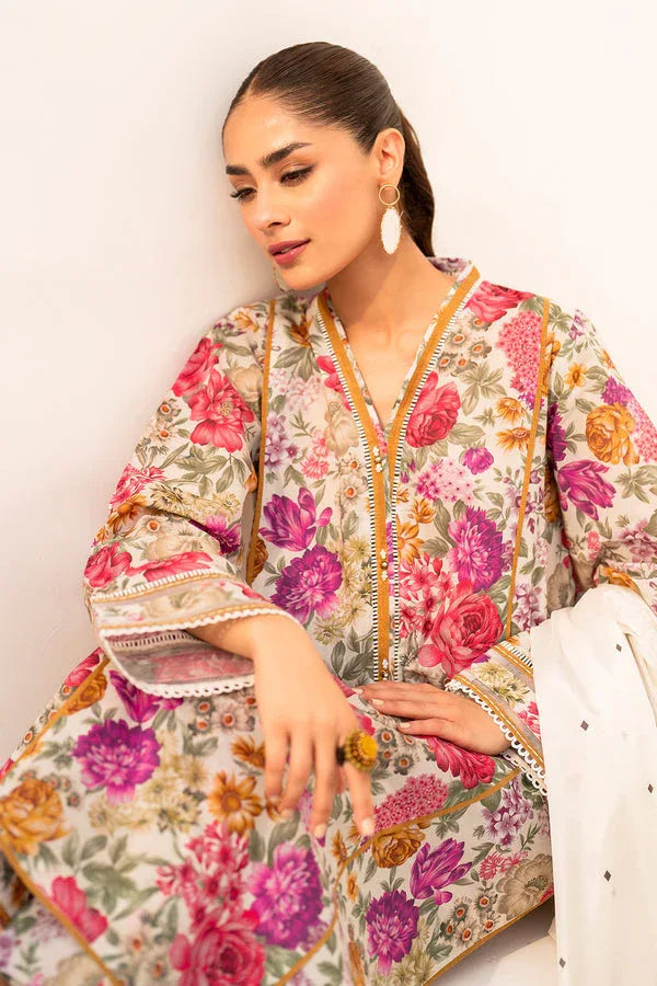 Baroque | Luxury Pret 24 | LAWN UF-667 - Rang-e-Khaas