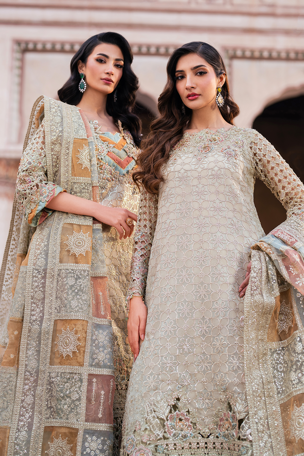 Iznik ILC-02 Embroidered Chiffon