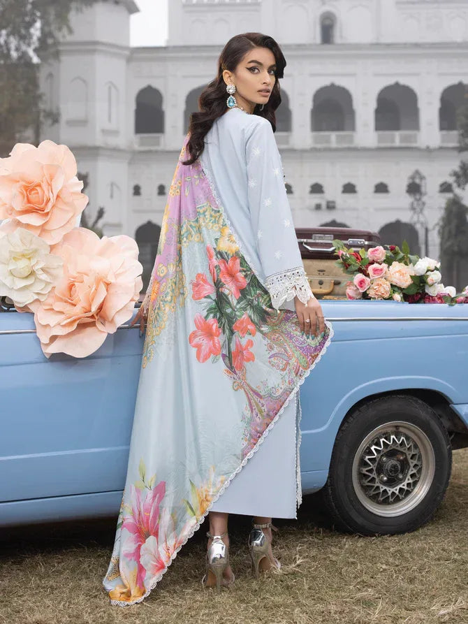 Faiza Faisal | Maya Luxury Lawn | Anja - Rang-e-Khaas
