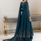Iznik | Ready to Wear | IP-169 - BLUE DELPHINIUM