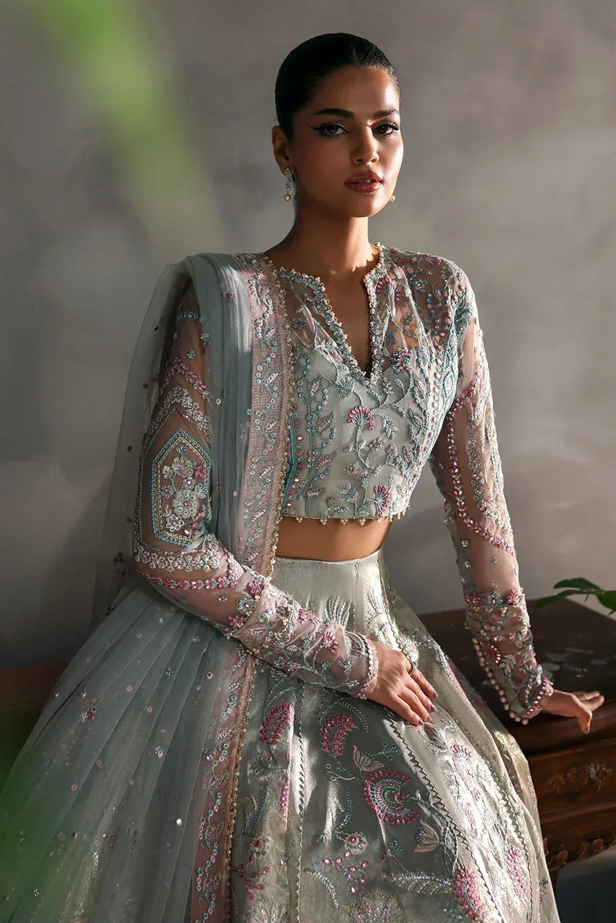 Afrozeh | La Fuchsia 25 | Elanora - Rang-e-Khaas