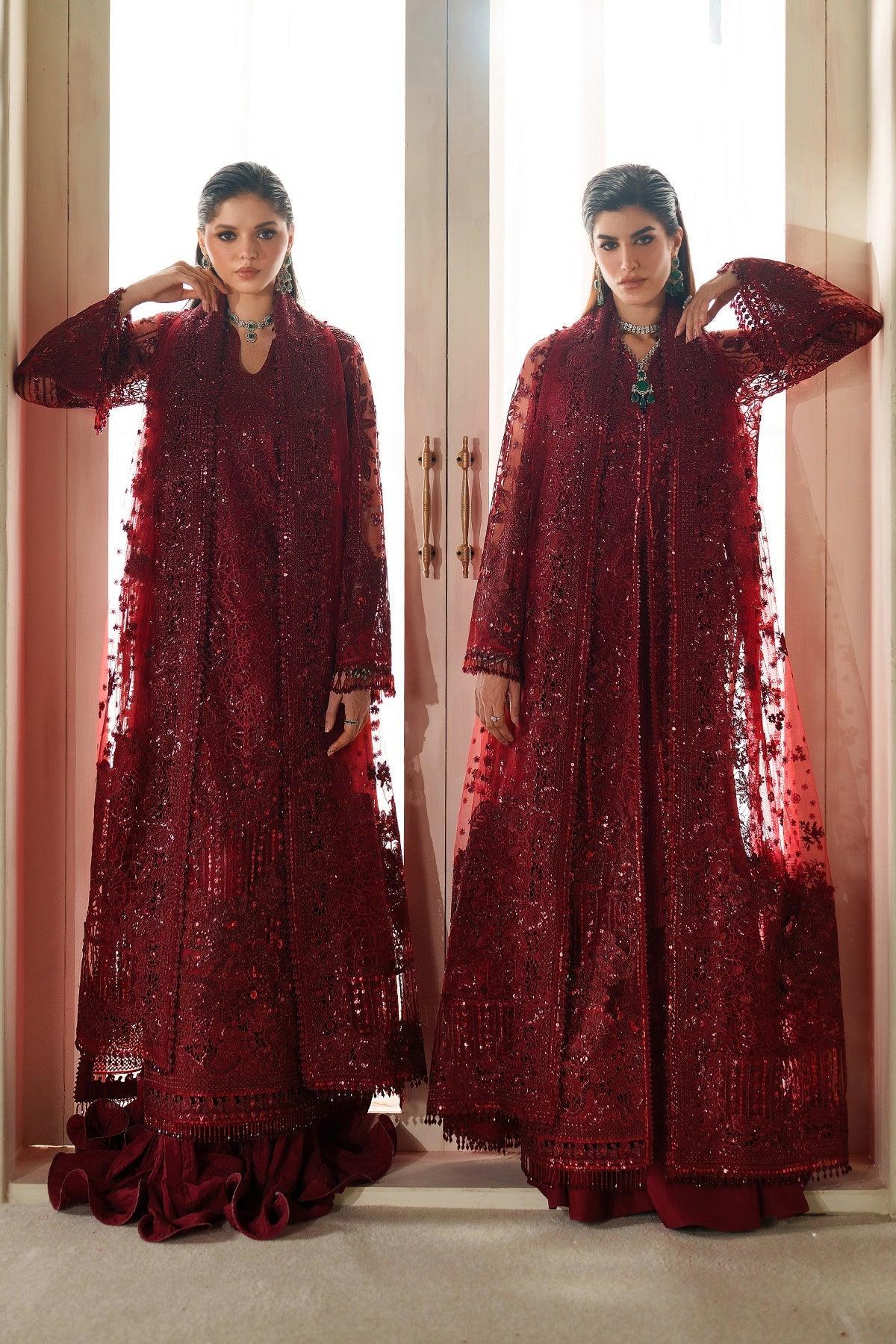 EMBROIDERED NET CH14-01 STITCHED