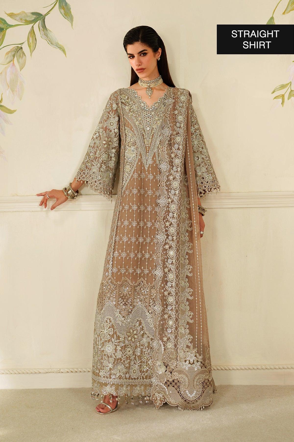 EMBROIDERED CHIFFON CH14-08 STITCHED