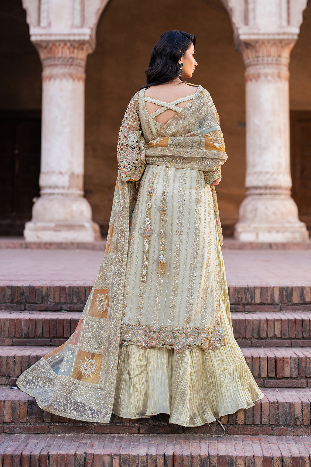 Iznik ILC-02 Embroidered Chiffon