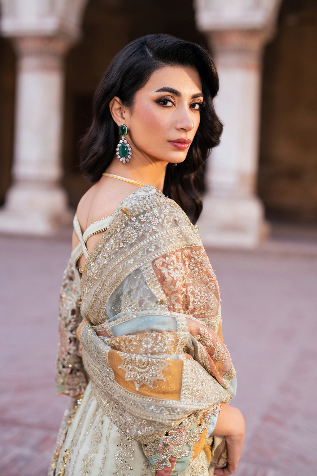 Iznik ILC-02 Embroidered Chiffon