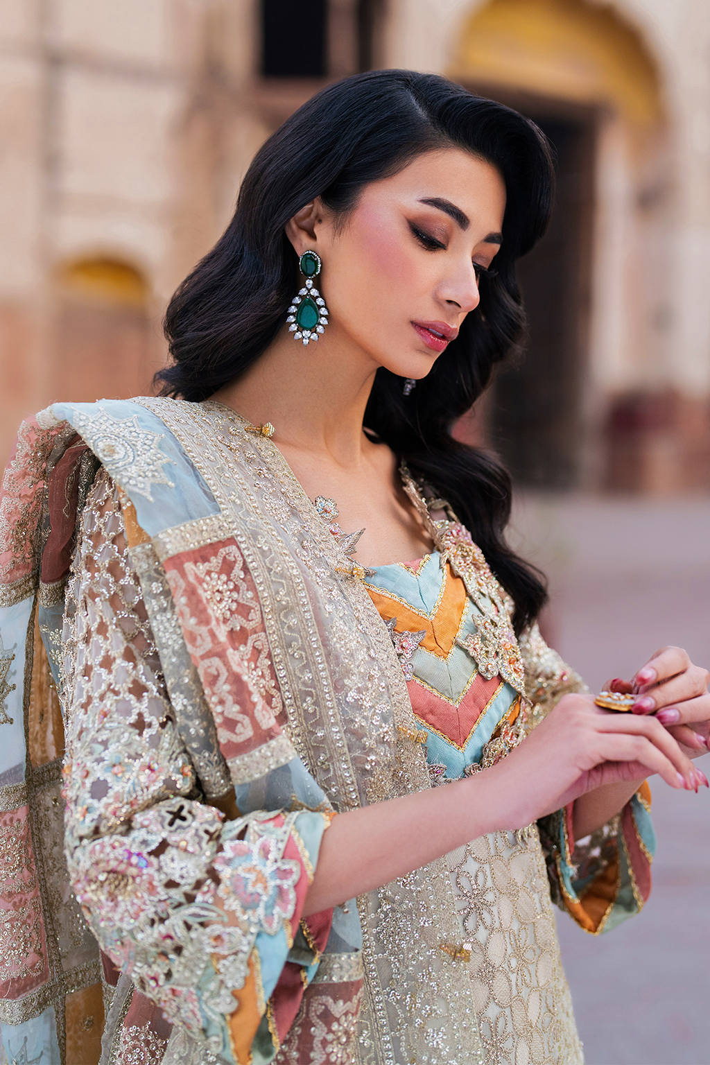 Iznik ILC-02 Embroidered Chiffon