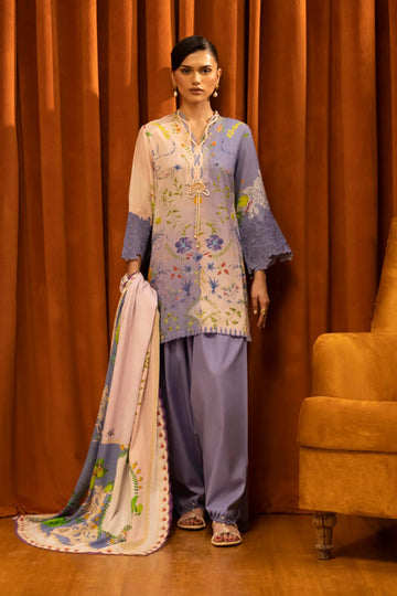 Sana Safinaz | Muzlin Winter 25 | 017B - Rang-e-Khaas