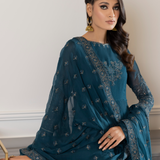 Iznik | Ready to Wear | IP-169 - BLUE DELPHINIUM