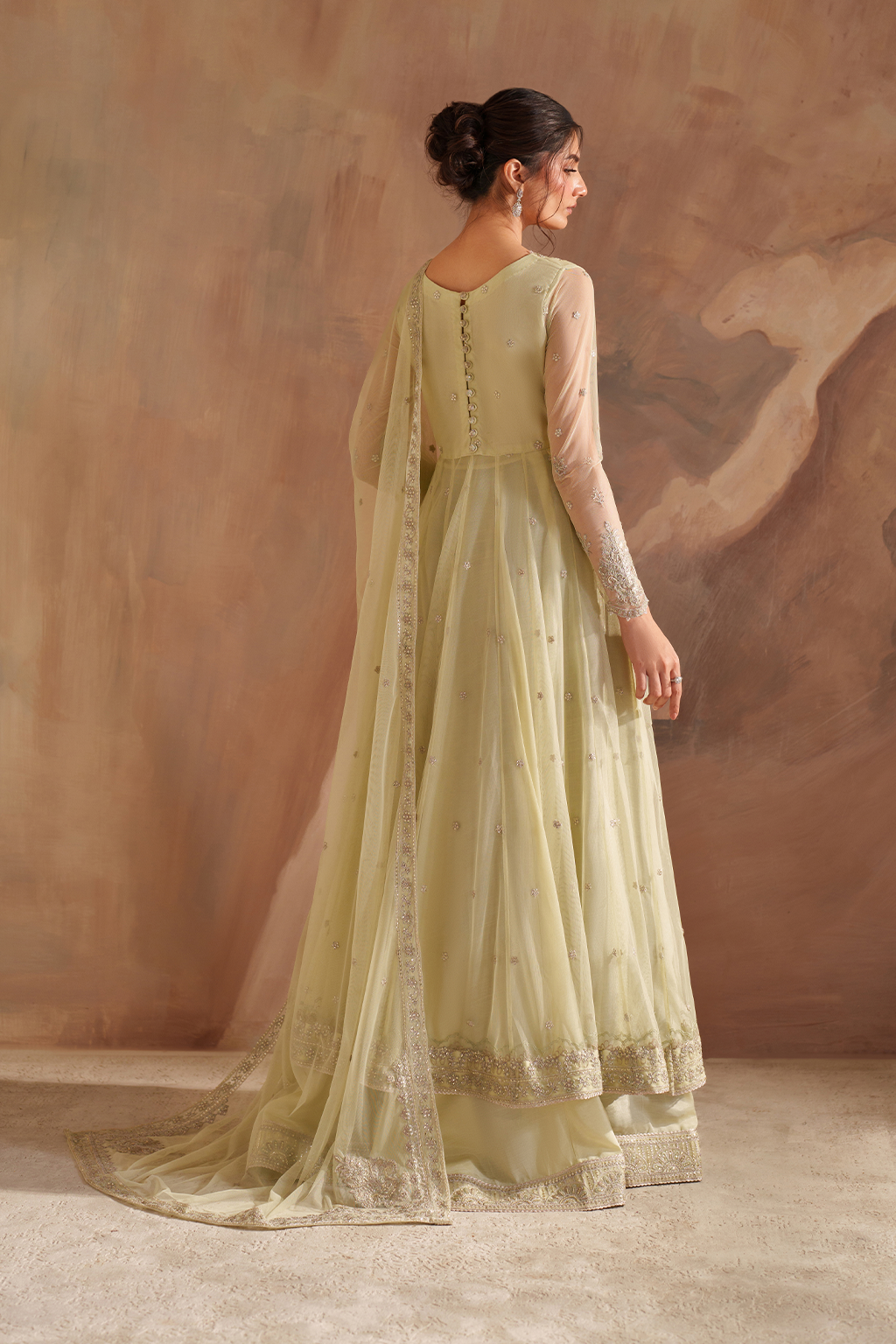 Iznik CC-73 Embroidered Net