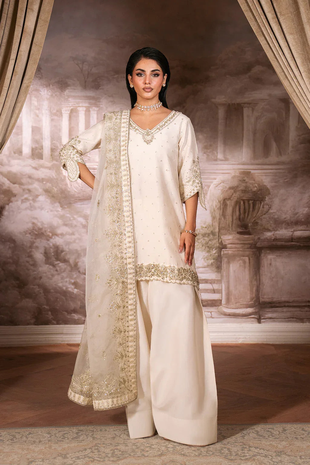 Neeshay | Luxe Pret | Ivoria - Rang-e-Khaas