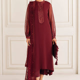 Baroque | Luxury Pret 25 | EMBROIDERED CHIFFON PR-1136