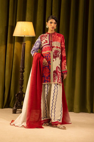 Sana Safinaz | Muzlin Winter 25 | 018A - Rang-e-Khaas