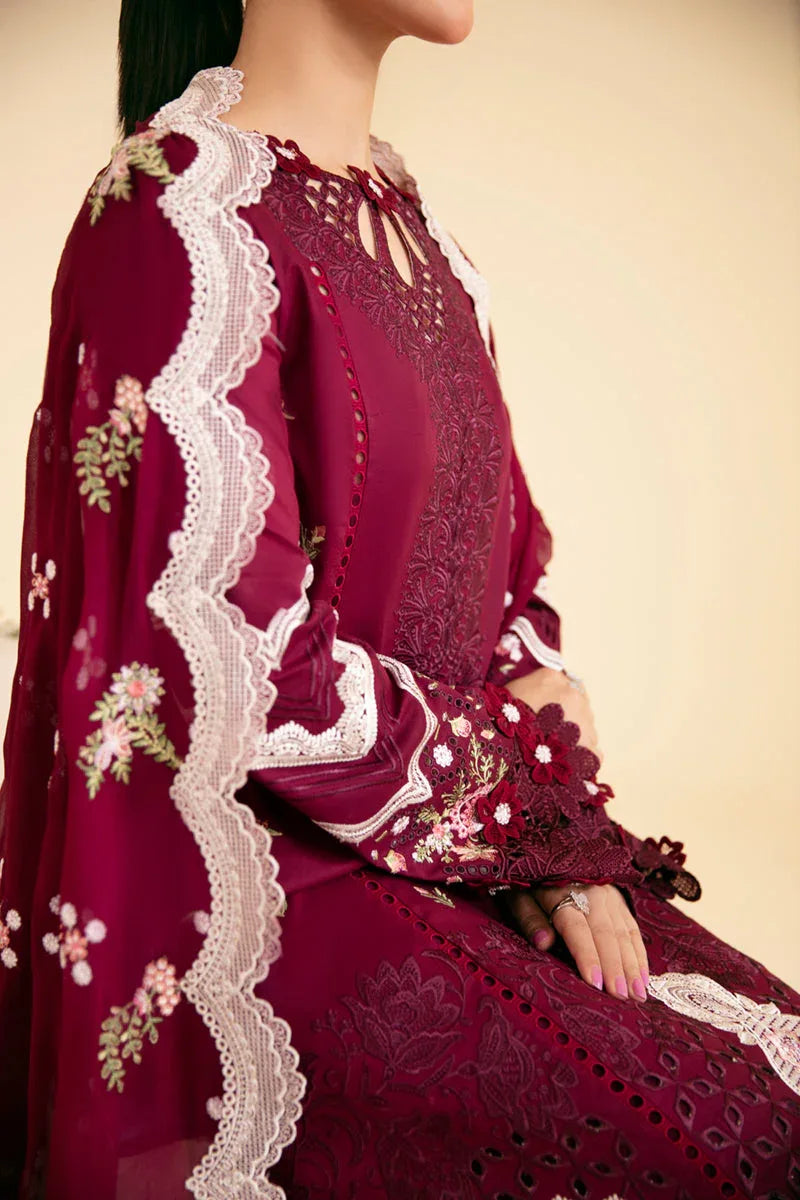 Qalamkar | Qlinekari Luxury Lawn | SQ-11 ZENAL - Rang-e-Khaas