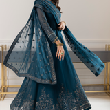 Iznik | Ready to Wear | IP-169 - BLUE DELPHINIUM