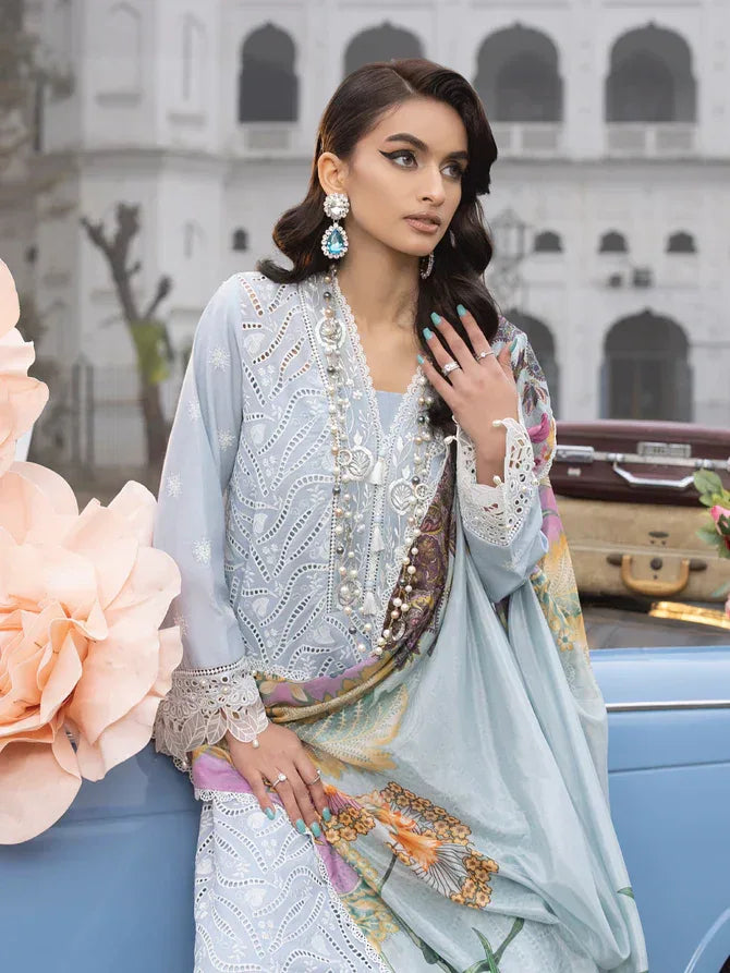 Faiza Faisal | Maya Luxury Lawn | Anja - Rang-e-Khaas