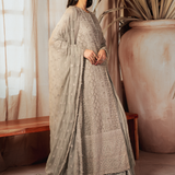 Iznik | Chiffonkari Formals | ICK-08 Embroidered Chiffon